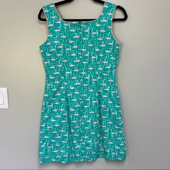 Lilly Pulitzer Go Fish Dress Teal - Picture 3 of 11